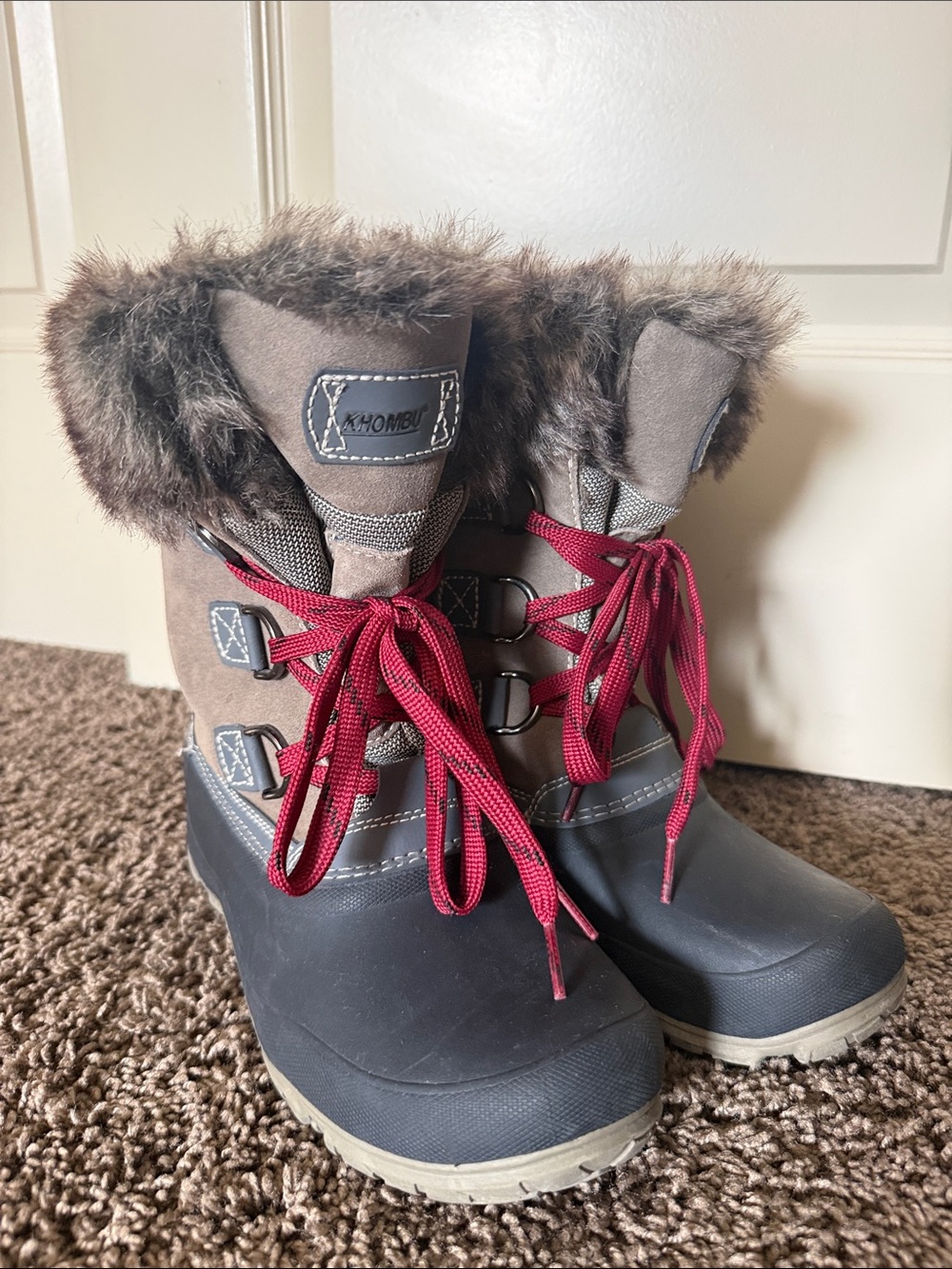 Khombu Faux Fur Lined Winter Boots